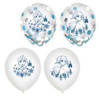 Frozen 2 - 30cm Confetti Filled Latex Balloons - Pack of 6