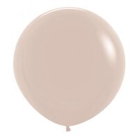 60cm Fashion White Sand (071) Sempertex Latex Balloons #222687 - Pack of 3