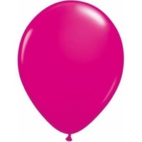28cm Round WildBerry Qualatex Plain Latex #25572 - Pack of 100