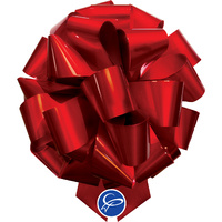 IncrediBow Pull Bow Red 50cm Lacquer #53651 - Each SPECIAL ORDER ITEM Approximately one week lead time<br>Three sizes: 40cm, 50cm and 60cm in diameter