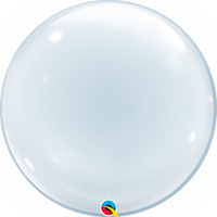 Qualatex 60cm (24inch) Deco Bubble Clear #68825 - Each